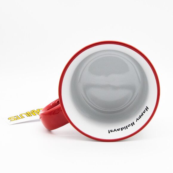 Peanuts Christmas Mug, Peanuts Gang Happy Holidays 23oz Ceramic Coffee Cup, New - Picture 7 of 9